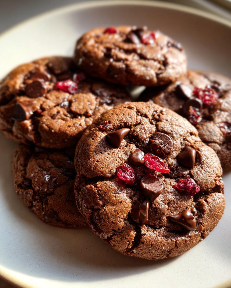 Cherry Chocolate Chewy Cookies - detail 2