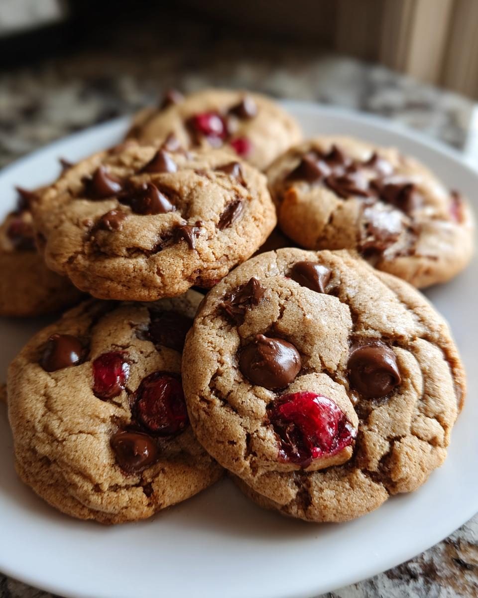 Cherry Chocolate Chewy Cookies - detail 3