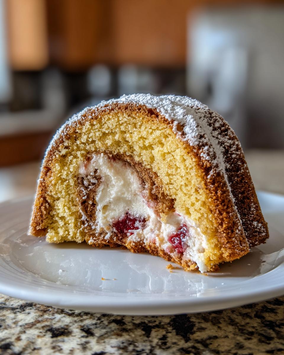 Cherry Surprise Bundt Cake - detail 2