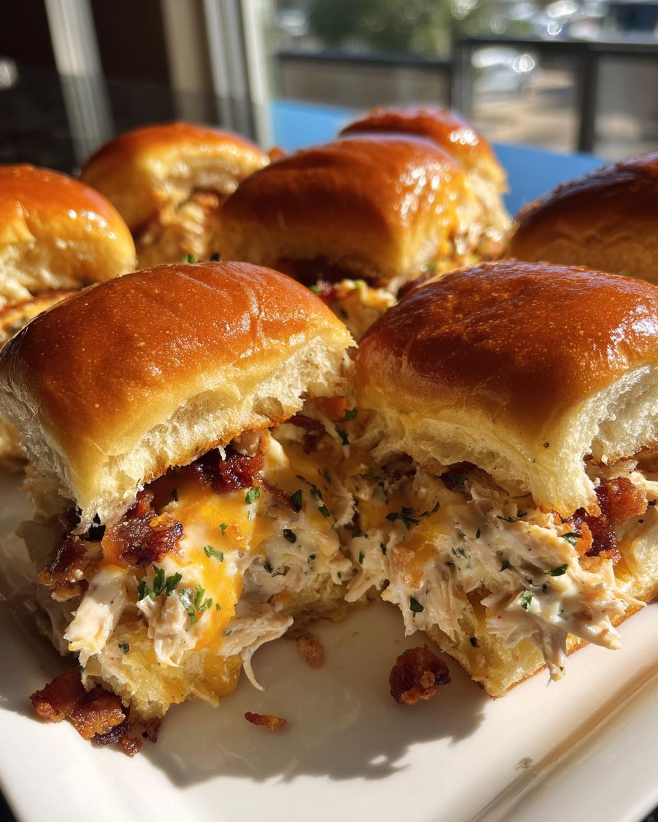 Chicken Bacon Ranch Sliders - detail 1