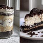 Chilled Oreo Cheesecake in a Jar