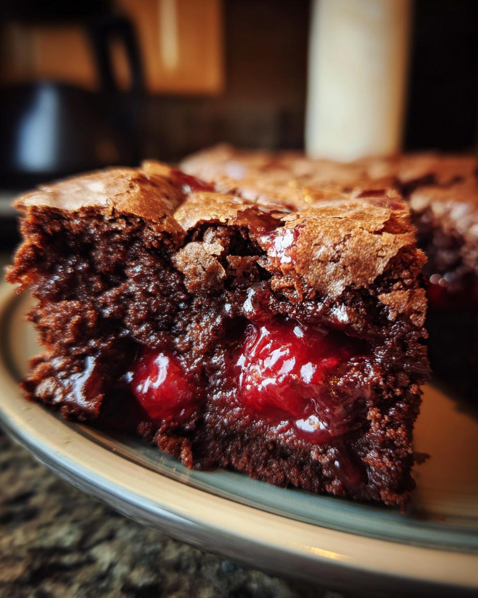 Chocolate Cherry Dump Cake - detail 1