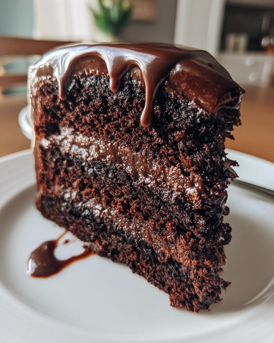 Chocolate Fudge Cake - detail 1