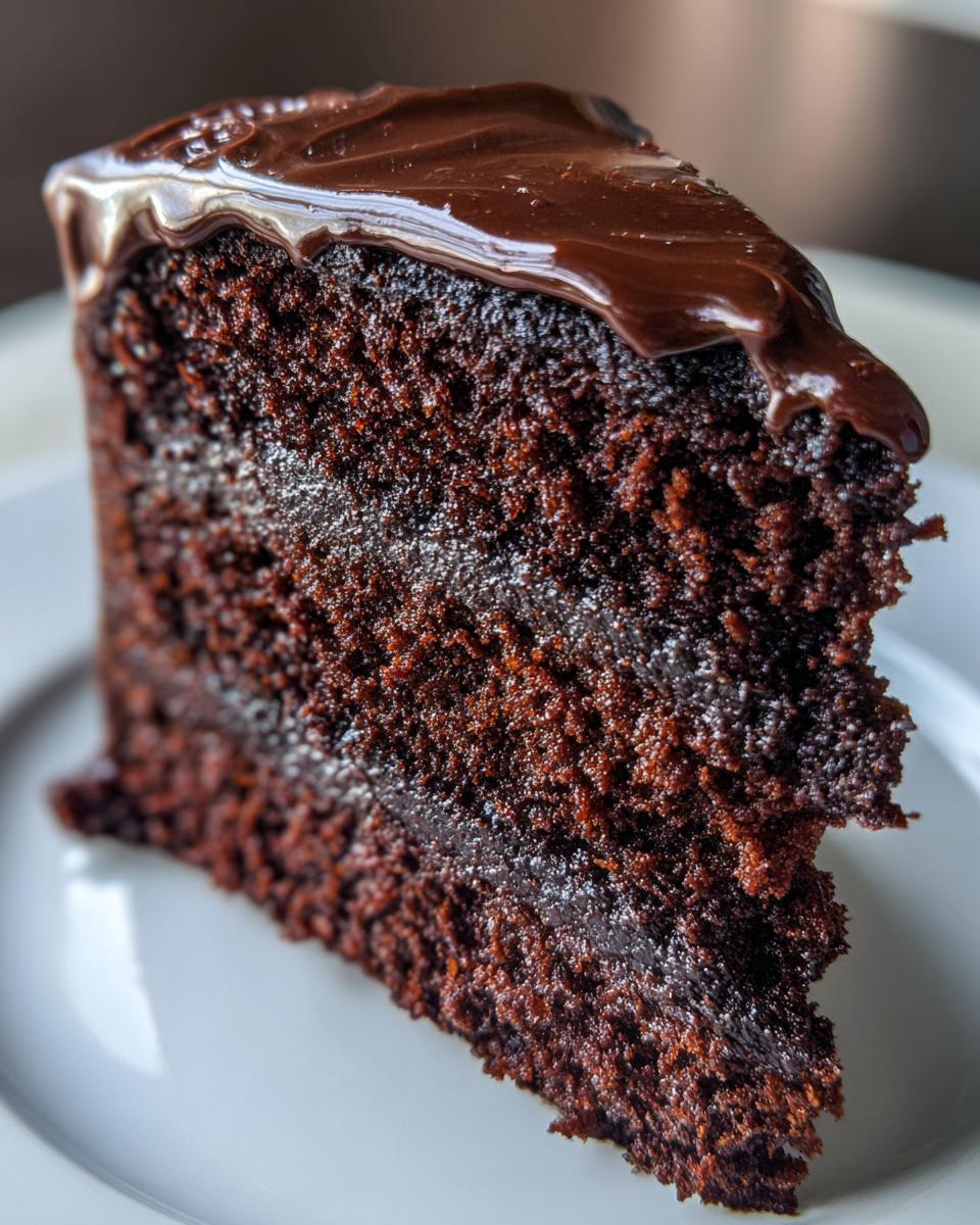 Chocolate Fudge Cake - detail 3