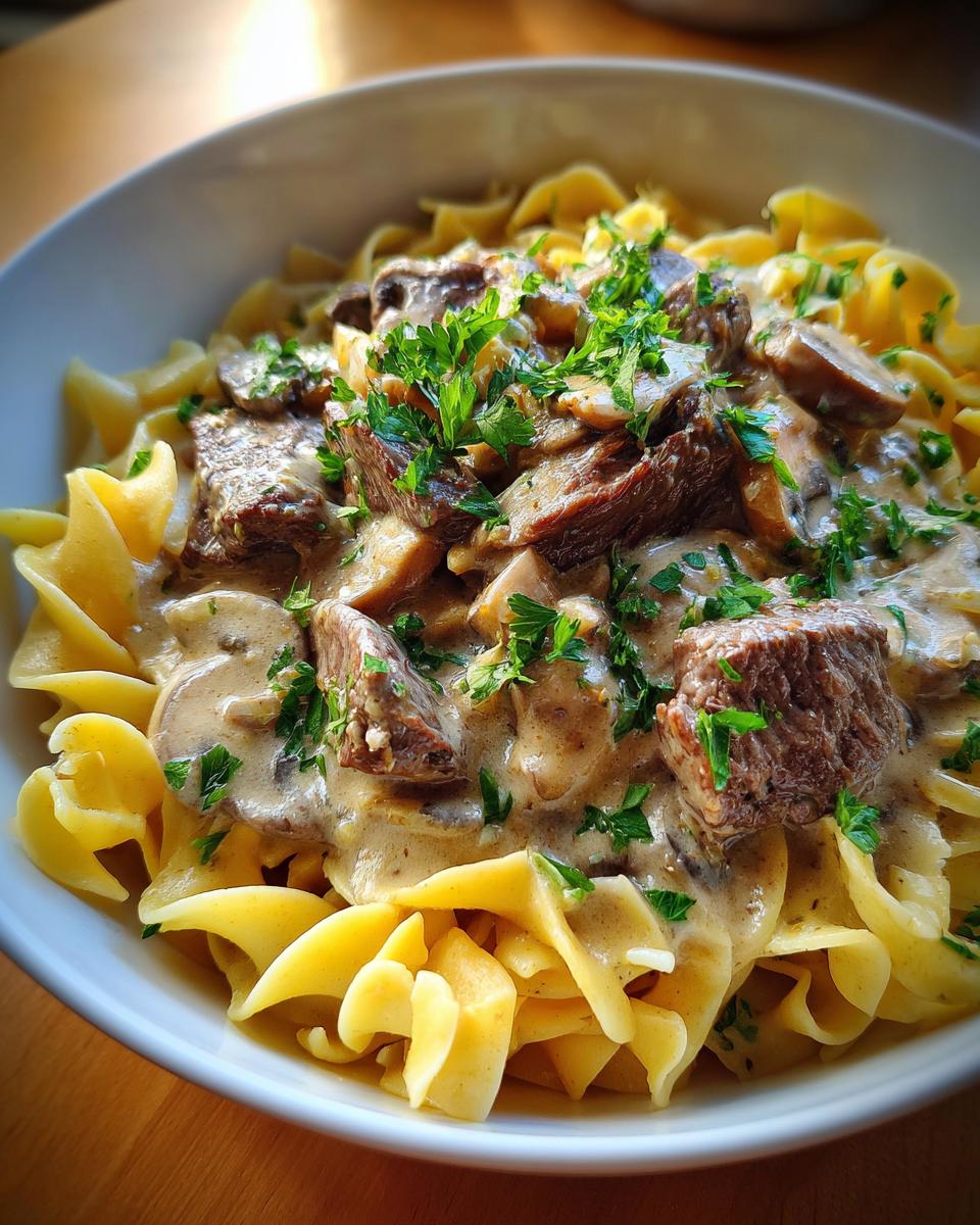 Classic Family-Style Beef Stroganoff - detail 1