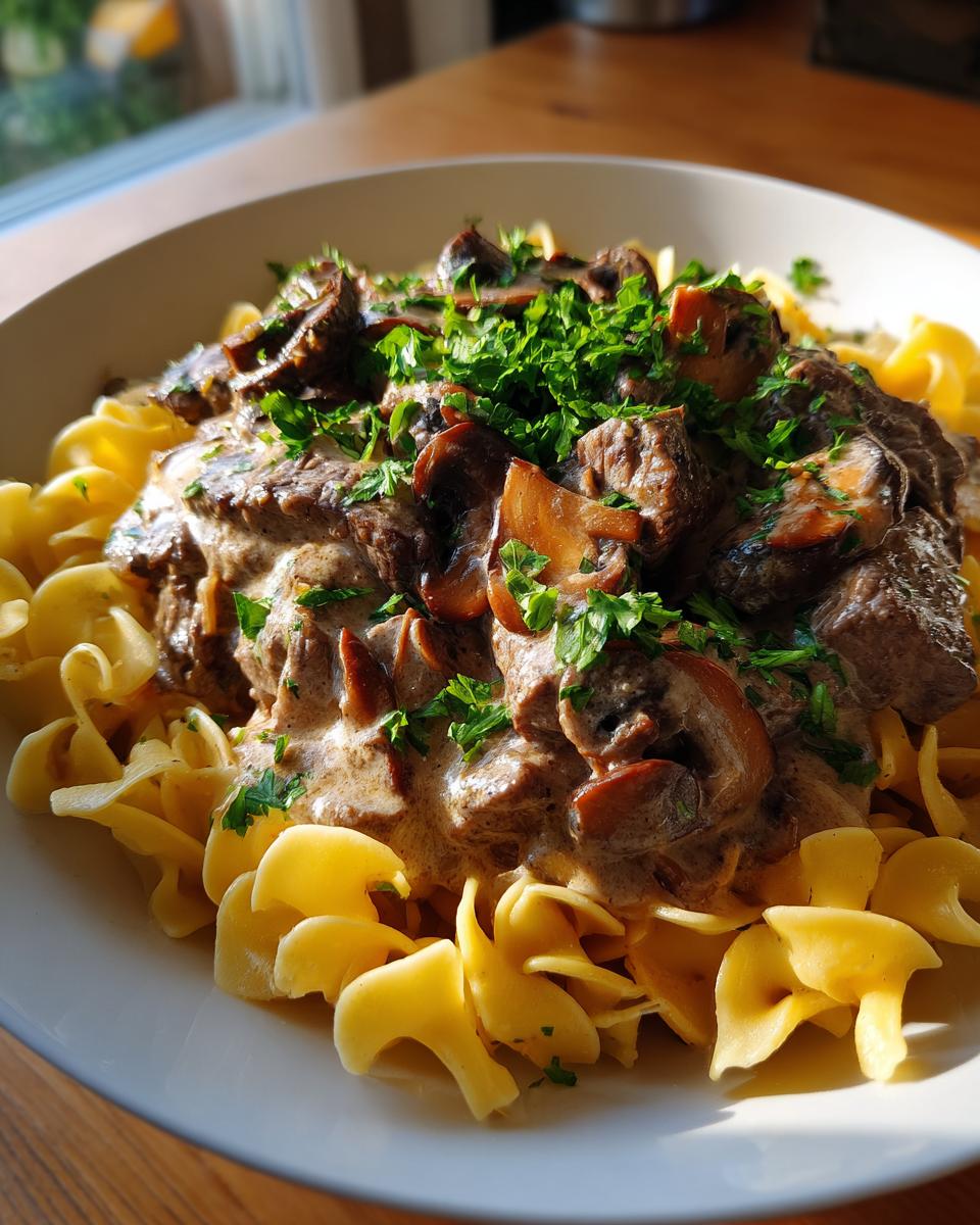 Classic Family-Style Beef Stroganoff - detail 2