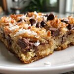 Coconut Toffee Chocolate Chip Cookie Bars