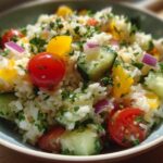 Complete Summer Rice Salad: Fresh, Easy, and Quick to Prepare