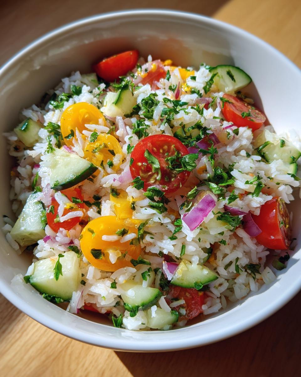 Complete Summer Rice Salad: Fresh, Easy, and Quick to Prepare - detail 3