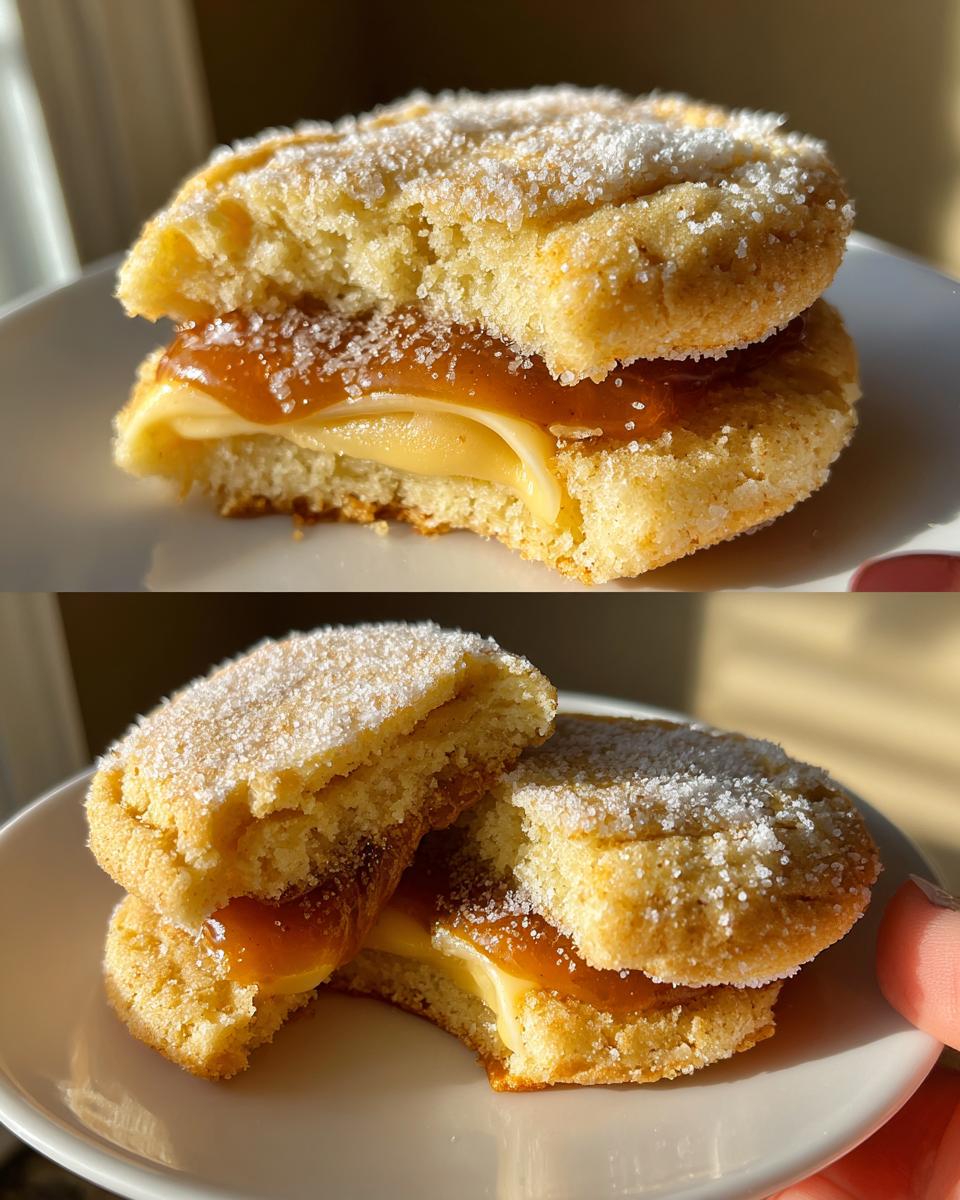 Cornstarch Cookies with Condensed Milk and Dulce de Leche Filling - detail 1