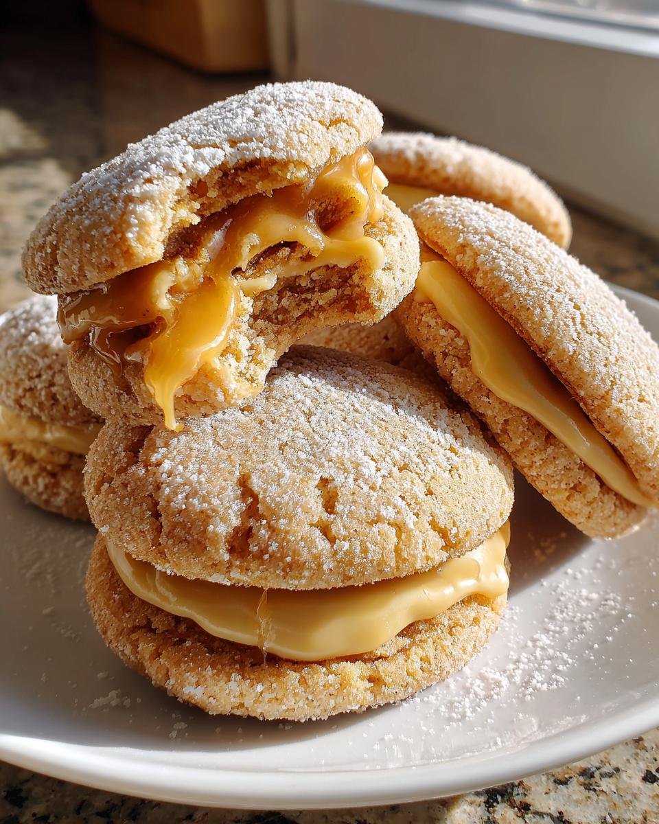 Cornstarch Cookies with Condensed Milk and Dulce de Leche Filling - detail 3