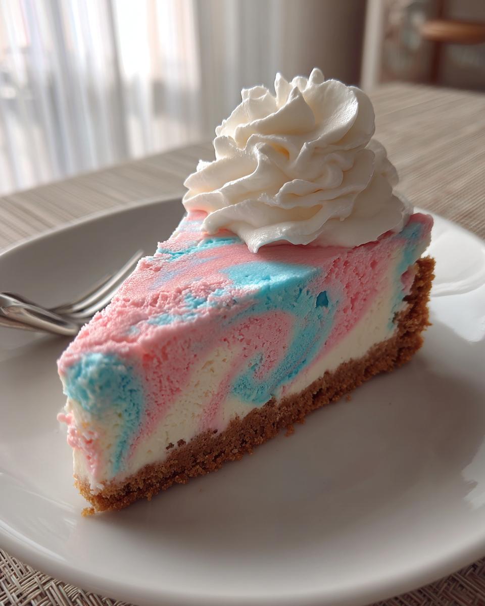 Cotton Candy Cheesecake - detail 1