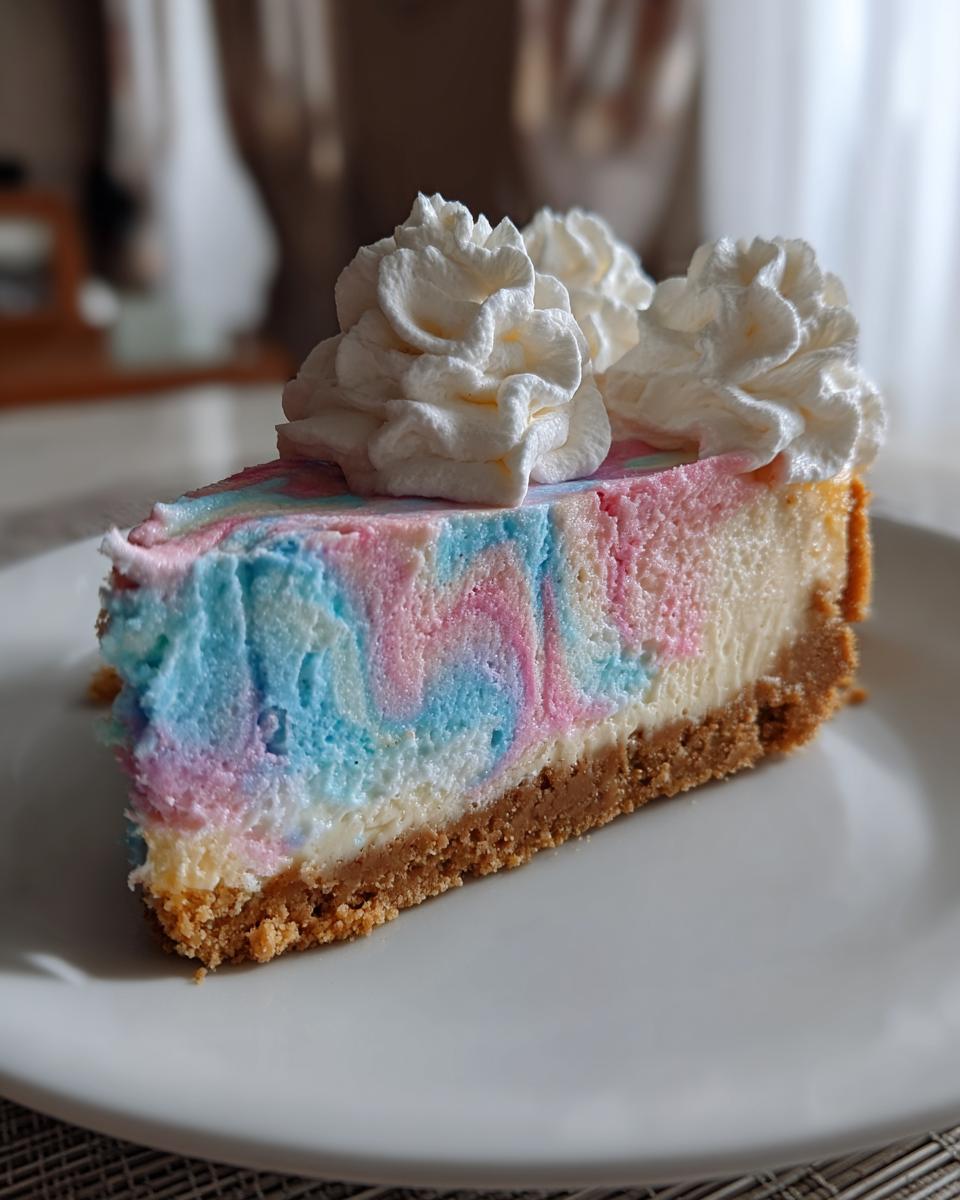 Cotton Candy Cheesecake - detail 3
