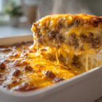 Creamed Cabbage and Beef Casserole