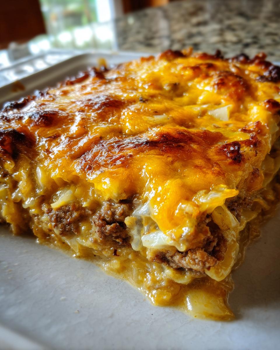 Creamed Cabbage and Beef Casserole - detail 2