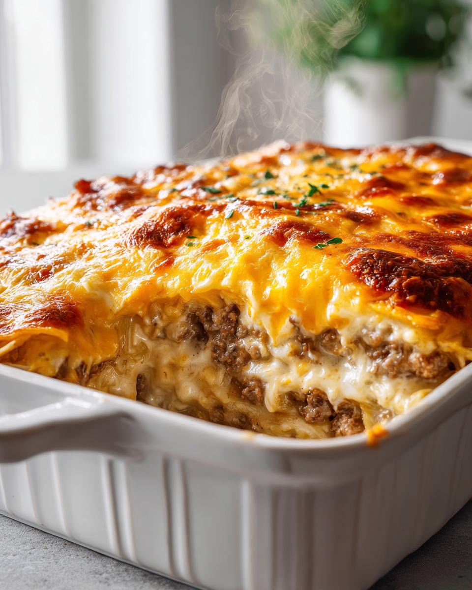 Creamed Cabbage and Beef Casserole - detail 3
