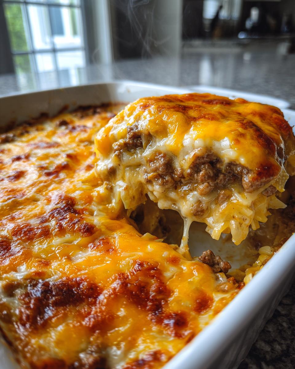 Creamed Cabbage and Beef Casserole - detail 4