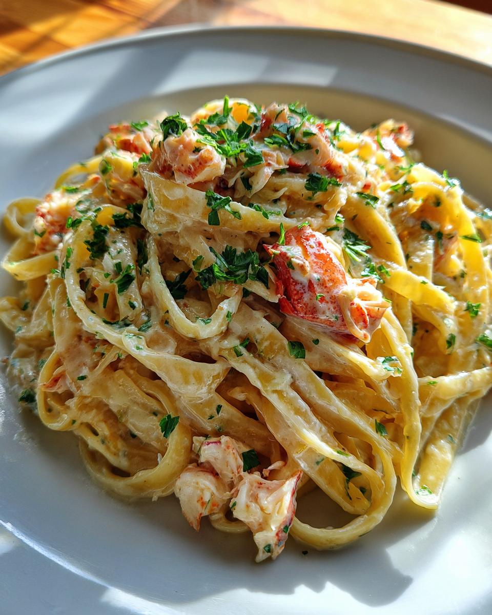 Creamy Lobster Fettuccine Alfredo - detail 2