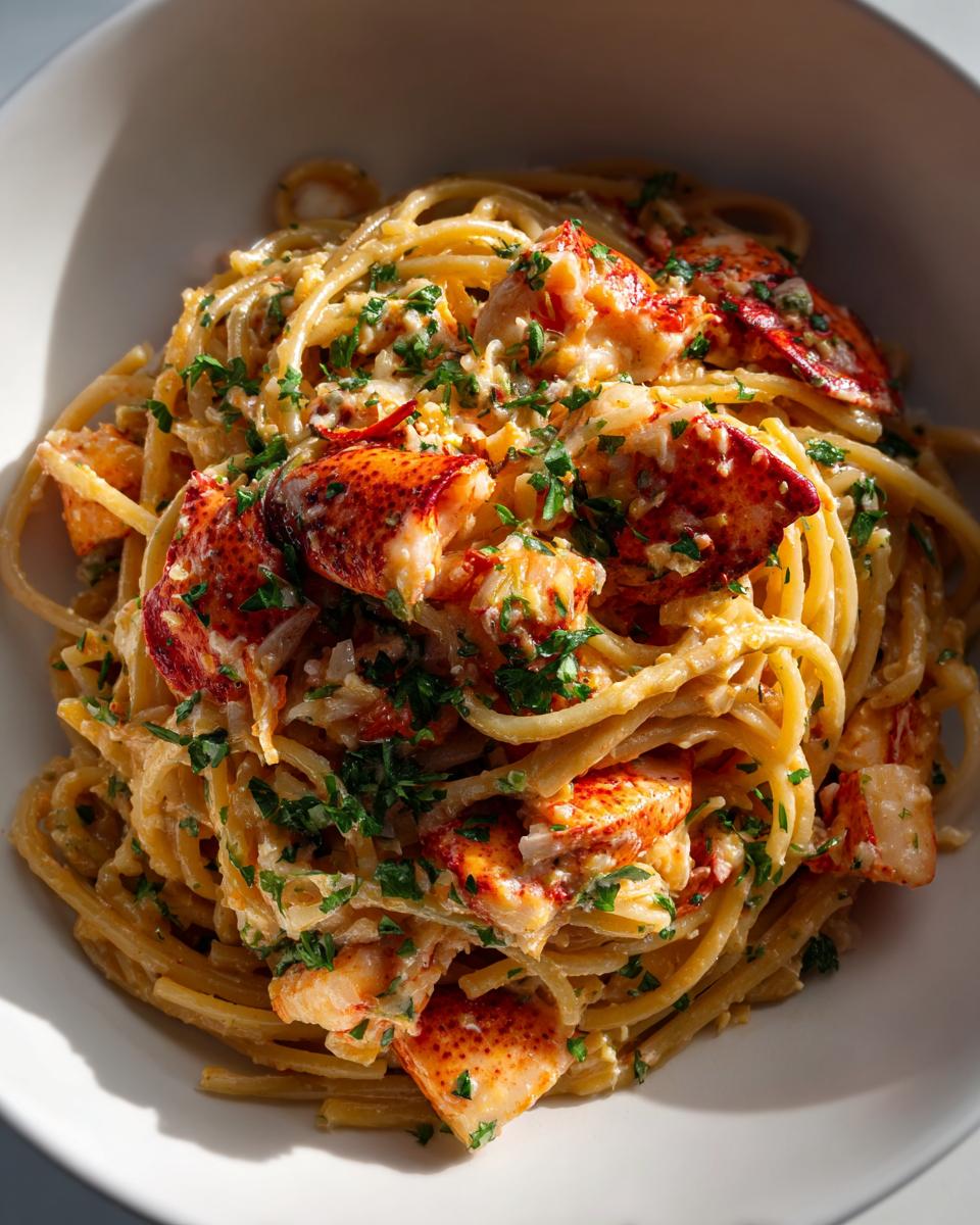 Creamy Lobster Spaghetti - detail 1