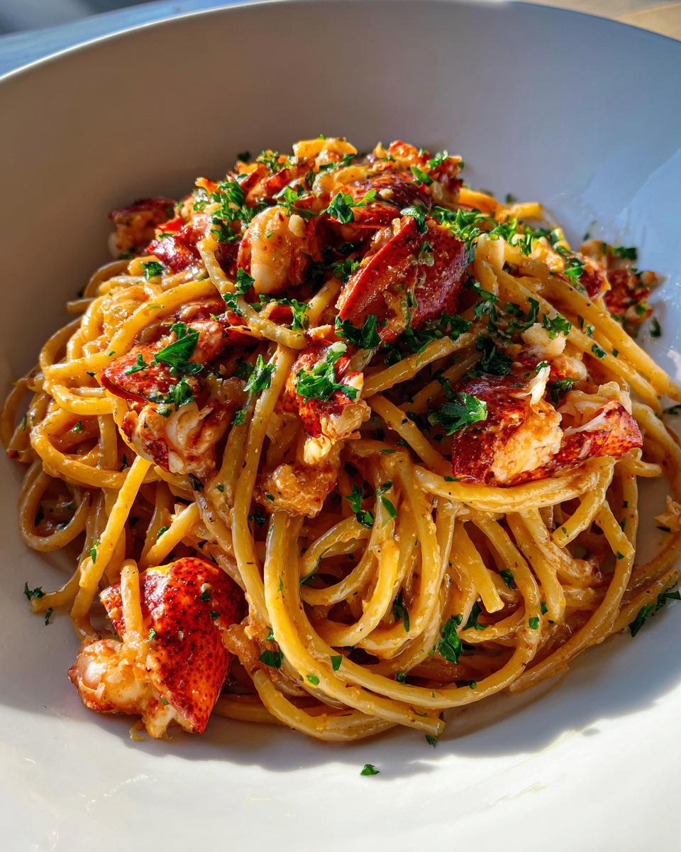 Creamy Lobster Spaghetti - detail 3