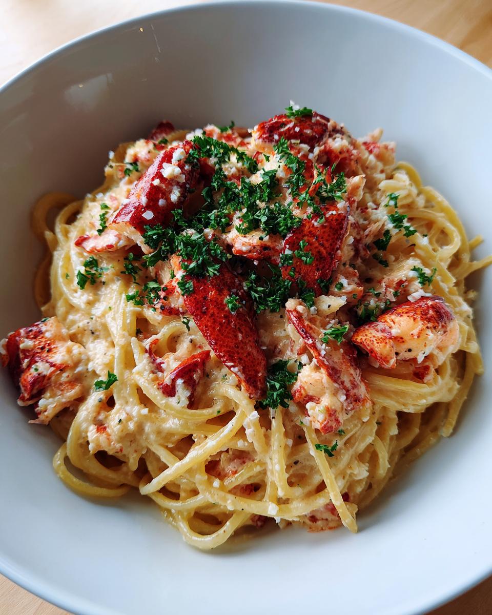 Creamy Lobster Spaghetti - detail 4