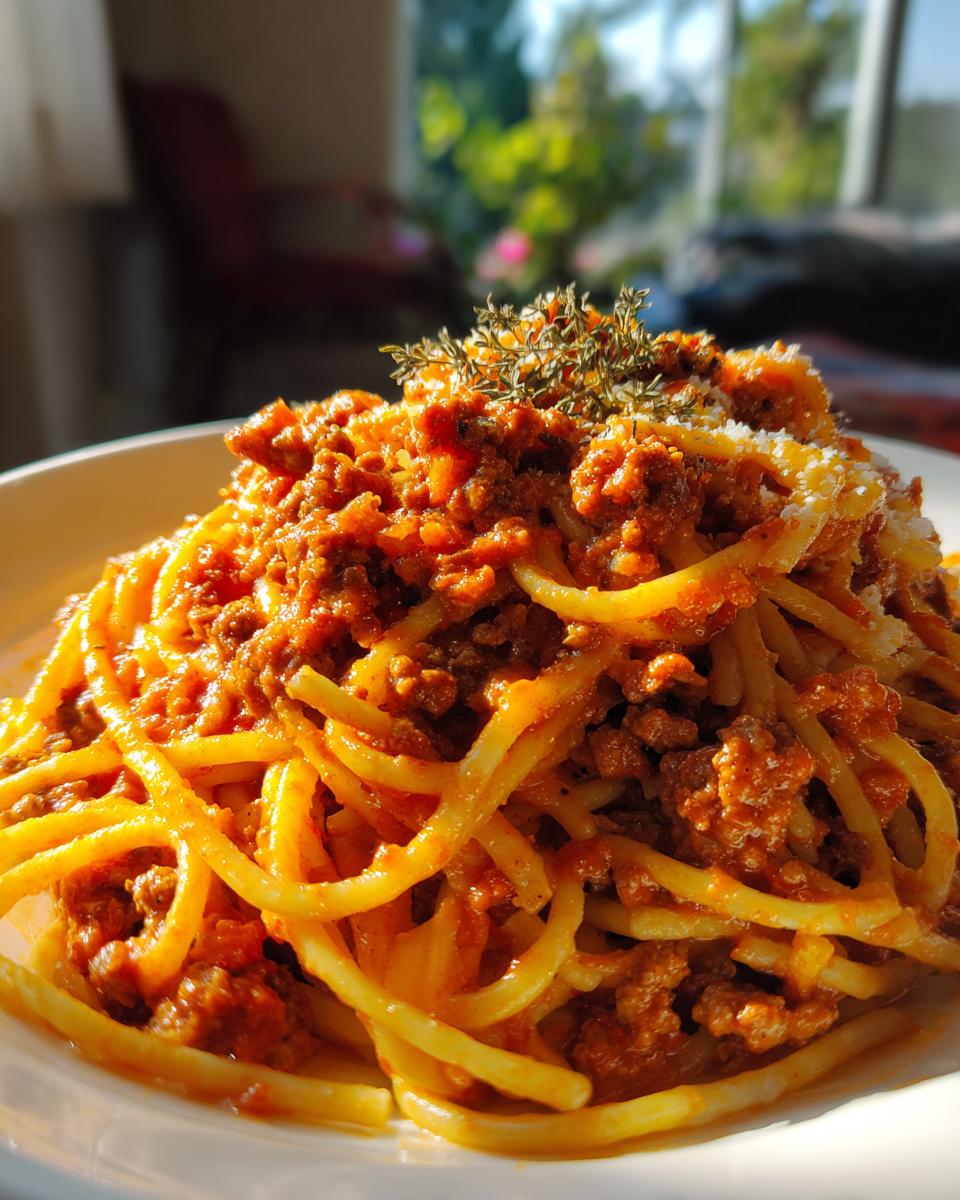 Creamy Velveeta Spaghetti with Italian Beef Marinara - detail 3