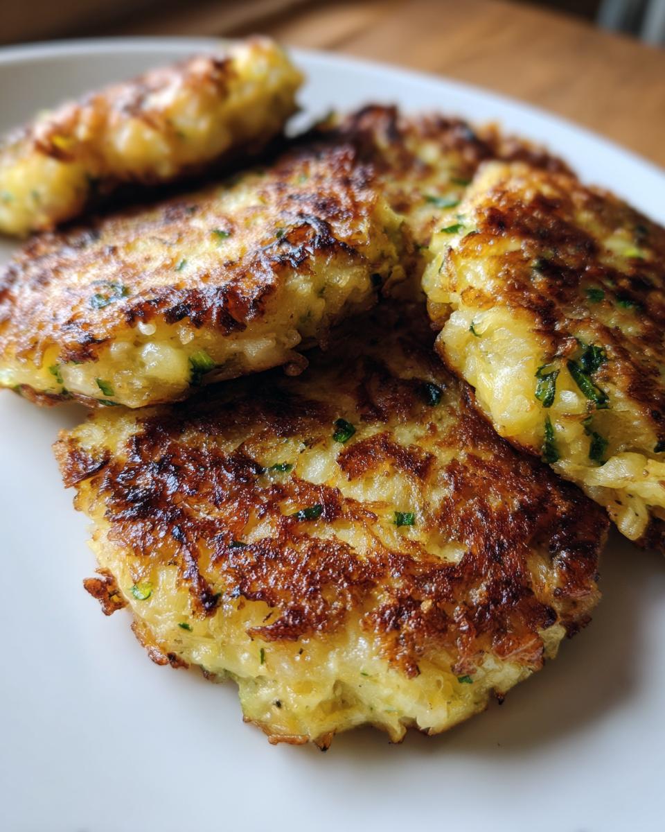 Crispy Summer Squash Patties - detail 2