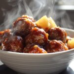 Crock Pot Hawaiian Meatballs