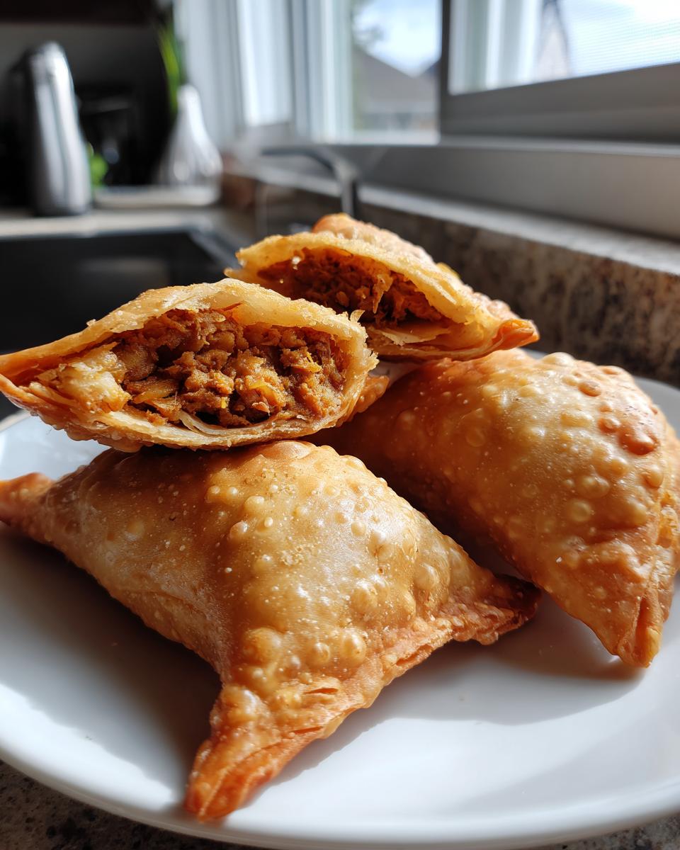 Curry Chicken Samosas - detail 3