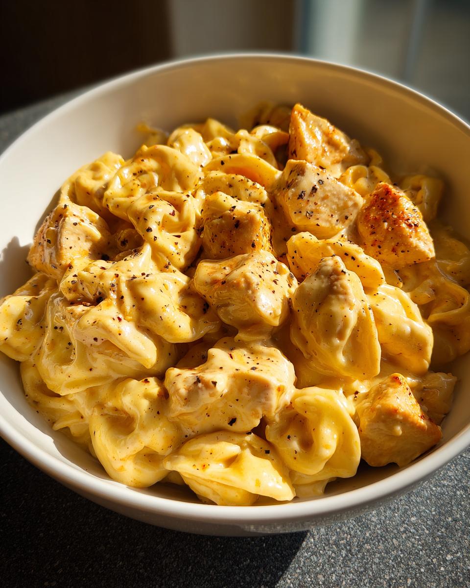 Easy Creamy Velveeta Chicken Tortellini One-Pot Dinner - detail 1