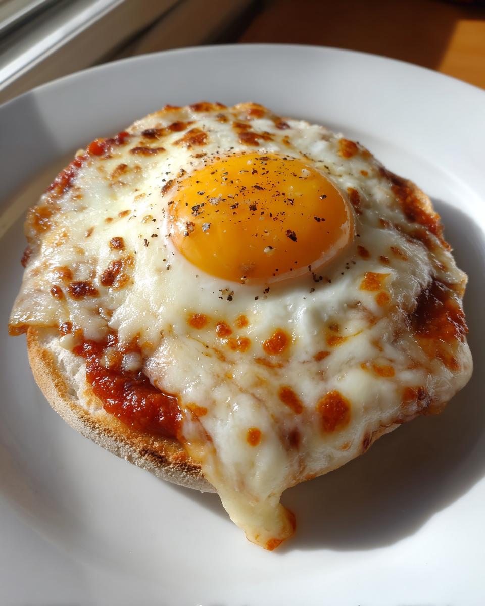English Muffin Breakfast Pizza - detail 1