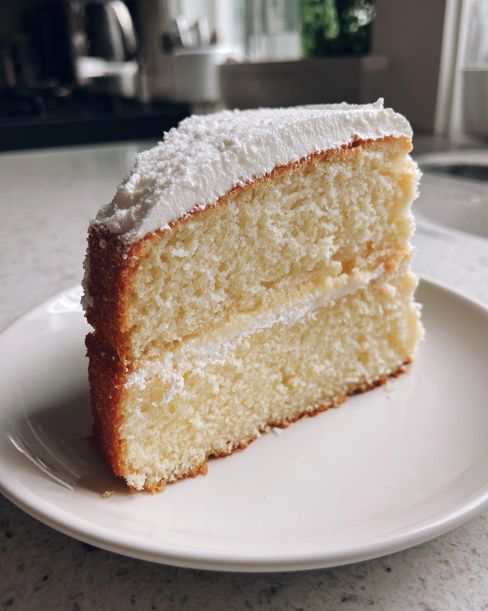 Fluffy White Cake - detail 1