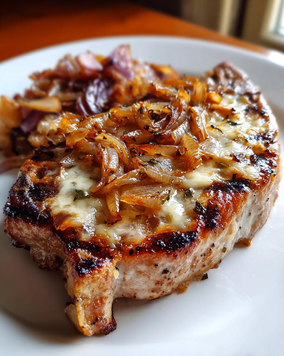 French Onion Pork Chops - detail 1