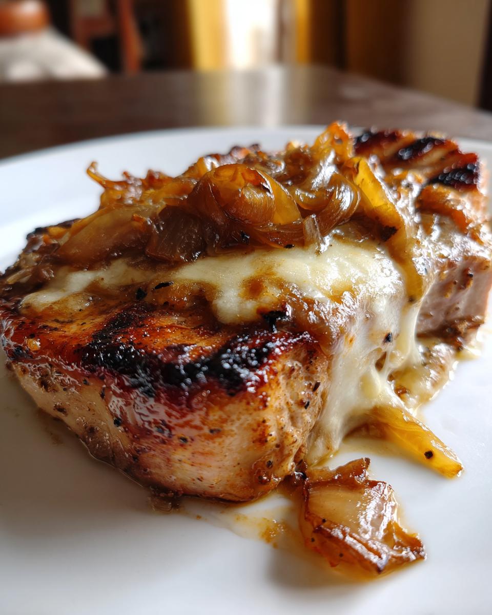 French Onion Pork Chops - detail 2