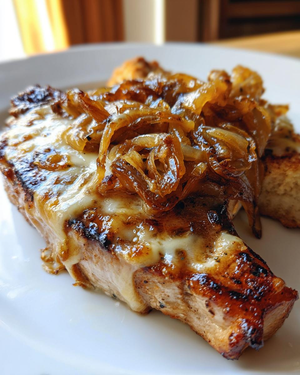 French Onion Pork Chops - detail 3