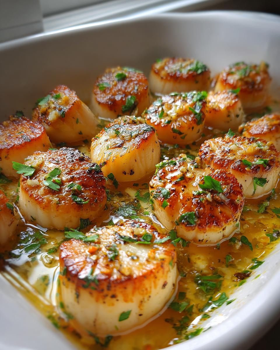 Garlic Butter Baked Scallops - detail 1
