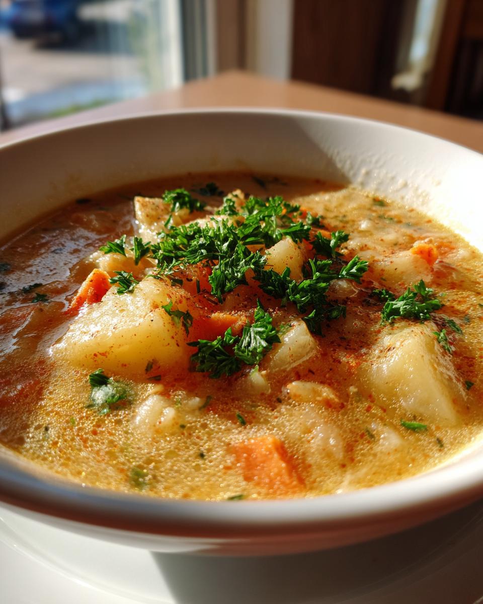 German Potato Soup - detail 3