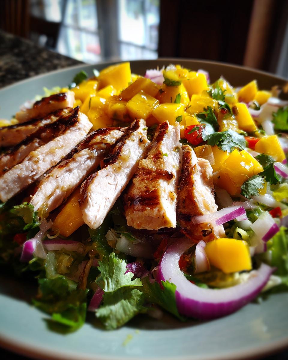 Grilled Chicken and Mango Salad - detail 1