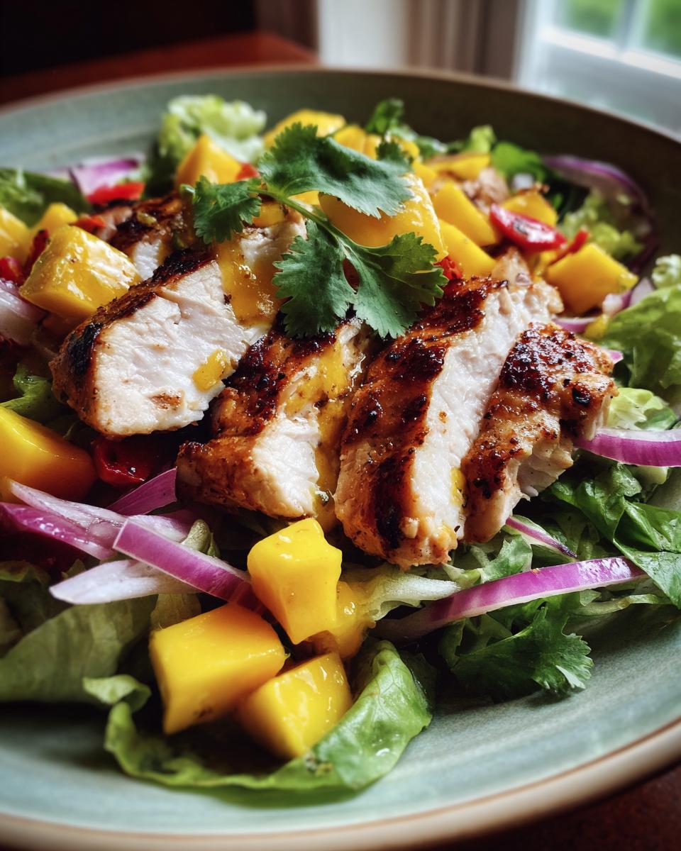 Grilled Chicken and Mango Salad - detail 2