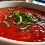 Homemade Tomato Basil Soup