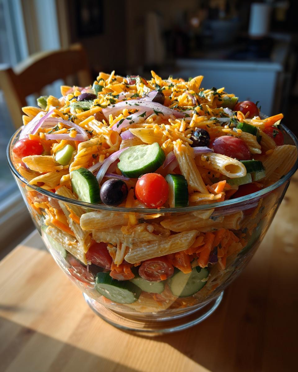 Layered Pasta Salad Bowl - detail 1