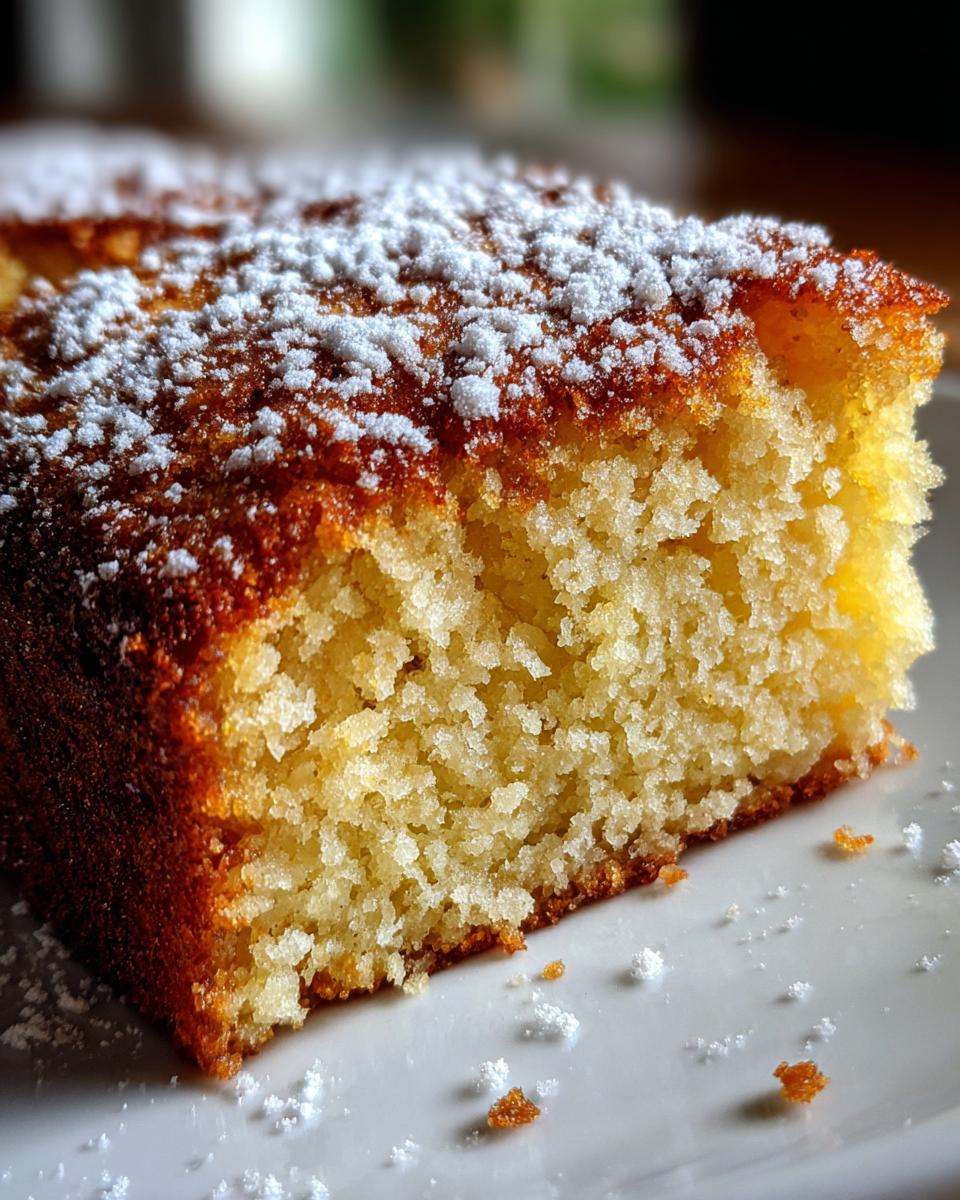 Lemon Yogurt Cake with Almond Flour - detail 1