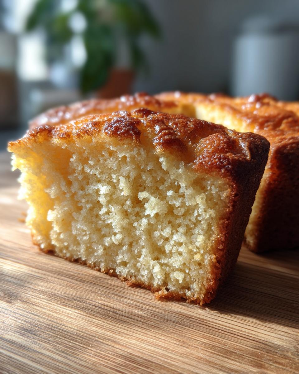 Lemon Yogurt Cake with Almond Flour - detail 2