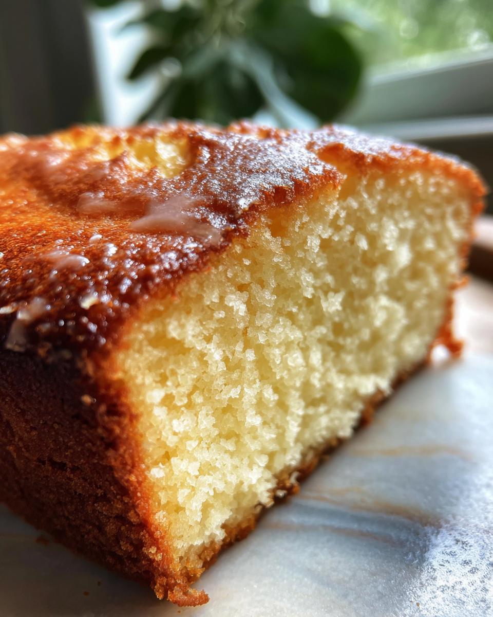 Lemon Yogurt Cake with Almond Flour - detail 3