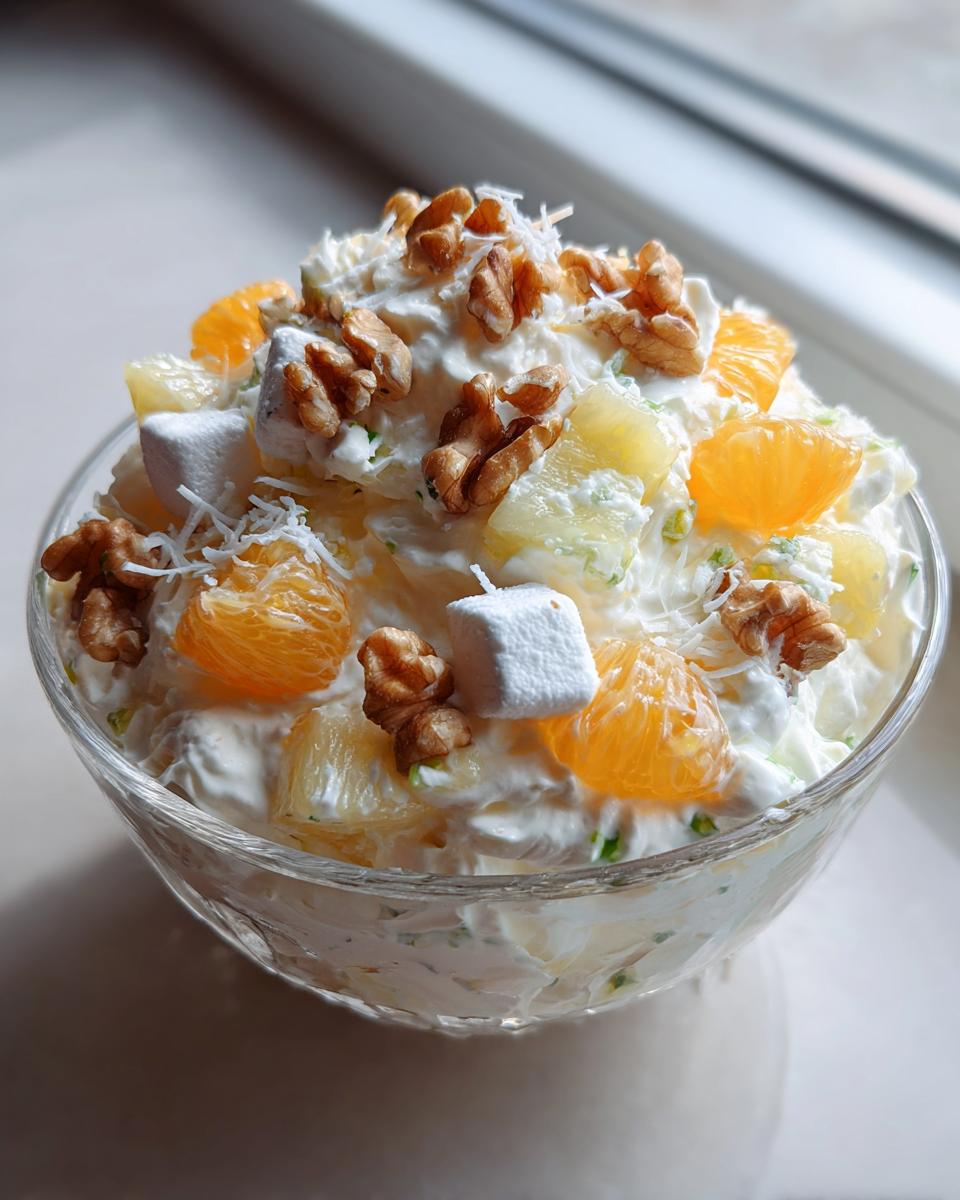 Light and Fluffy Dessert Salad - detail 2