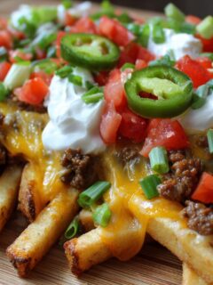 Loaded Cheese Beef Fries
