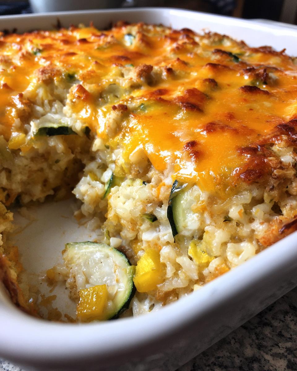 Loaded Zucchini, Squash, and Rice Bake - detail 4