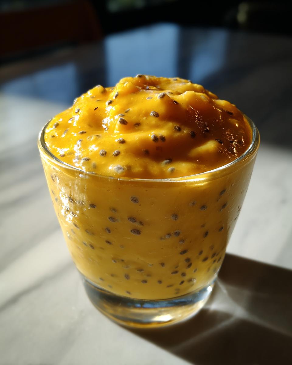 Mango Chia Seed Mousse - detail 2