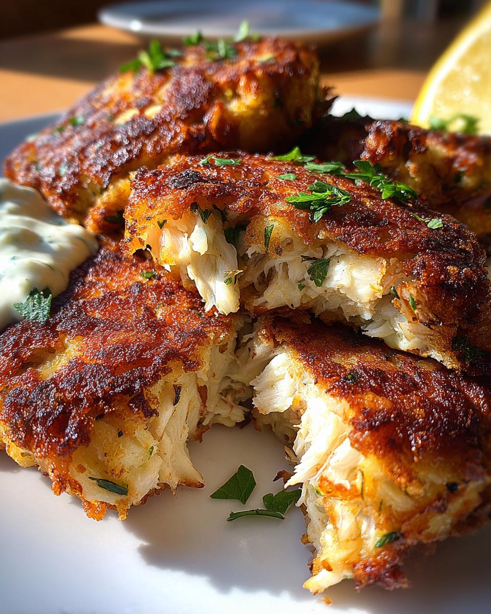Maryland Crab Cakes with Quick Tartar Sauce - detail 2