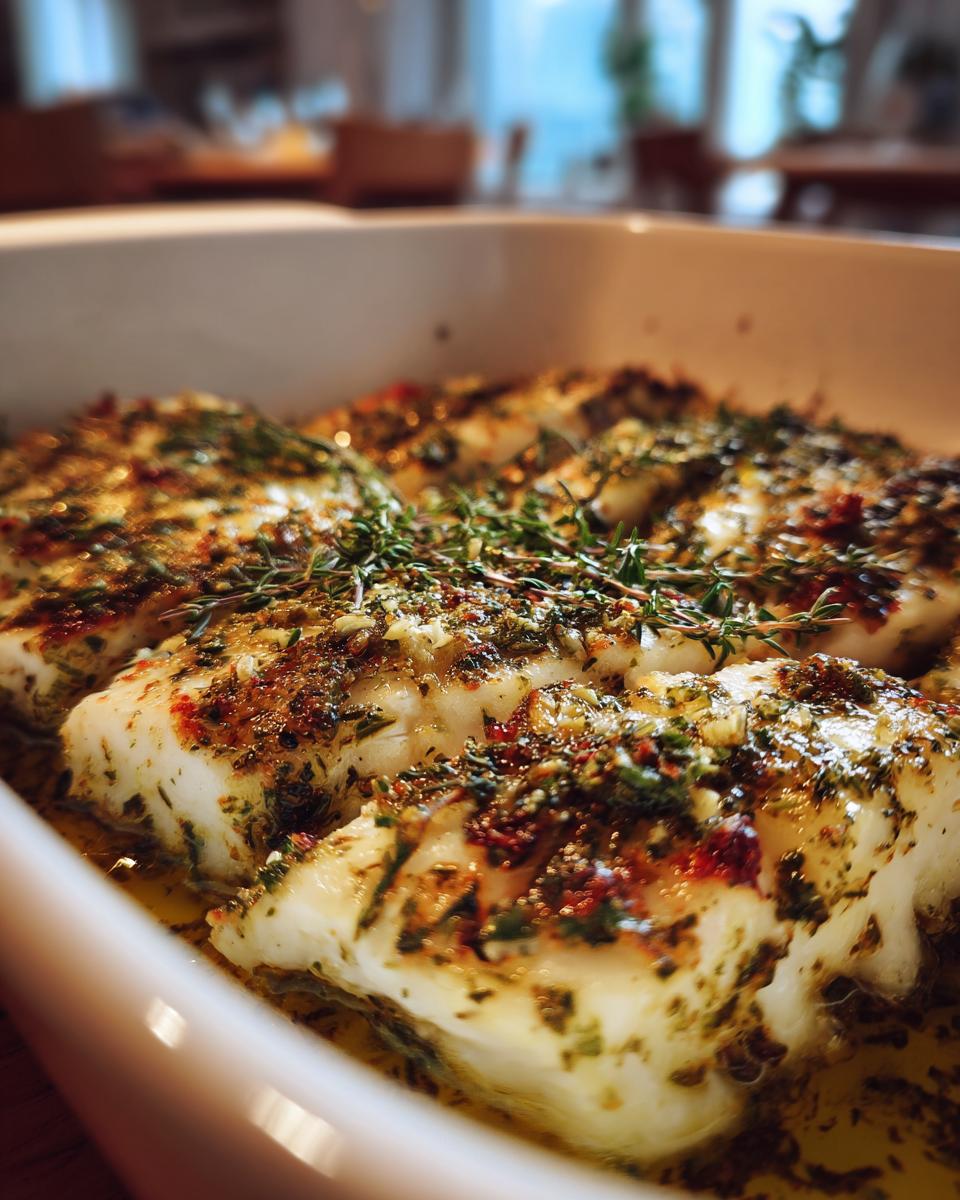 Mediterranean Herb Baked Fish - detail 1